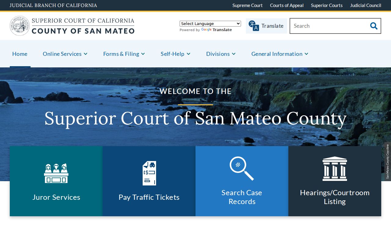 Daly City residents directory San Mateo court index