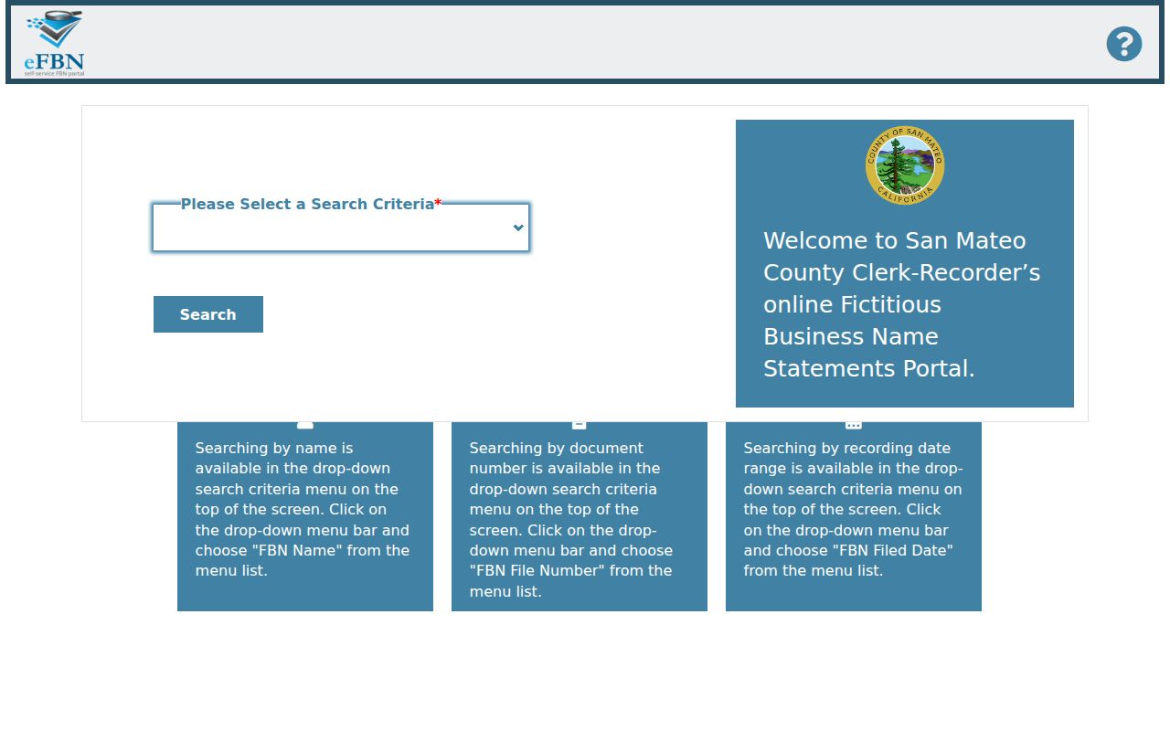 Daly City resident lookup fictitious business name search